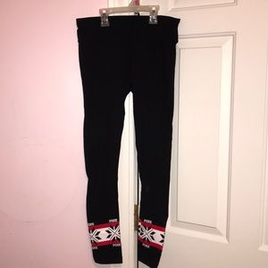 pink/victoria secret yoga pants